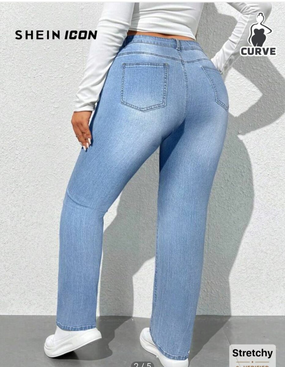 Jean stretch taille haute