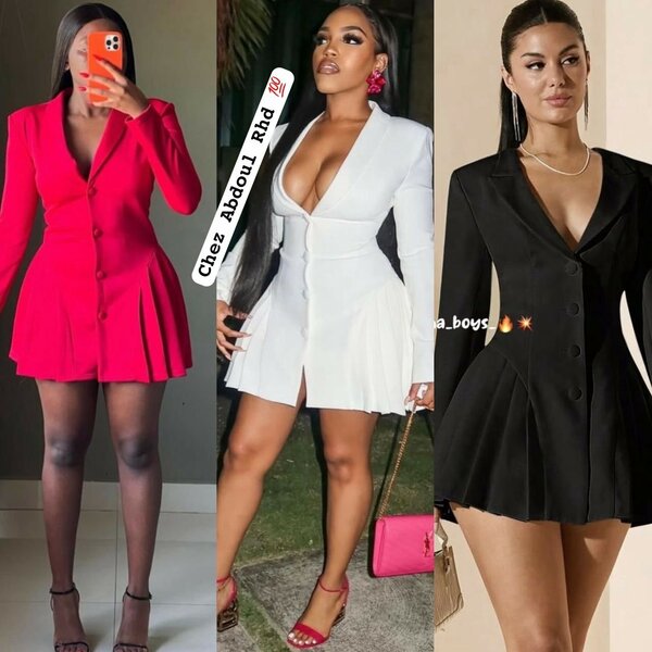 Robe Blazer Élégante Femme