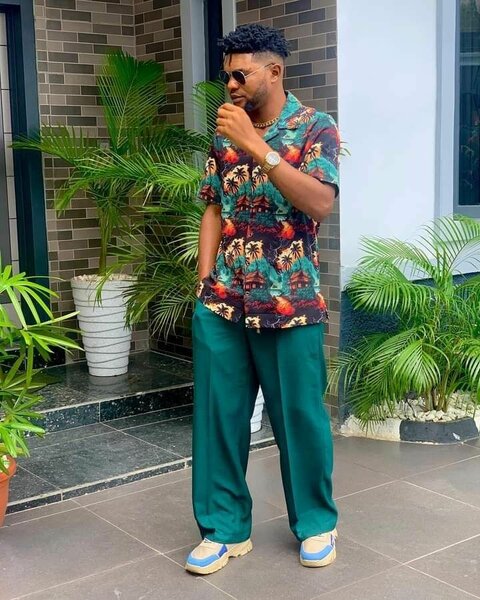 short-sleeved shirt and trouse