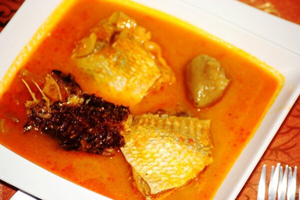 Soupe de poisson carpe