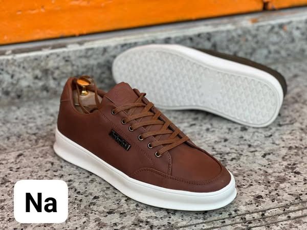 baskets homme en cuir écologique