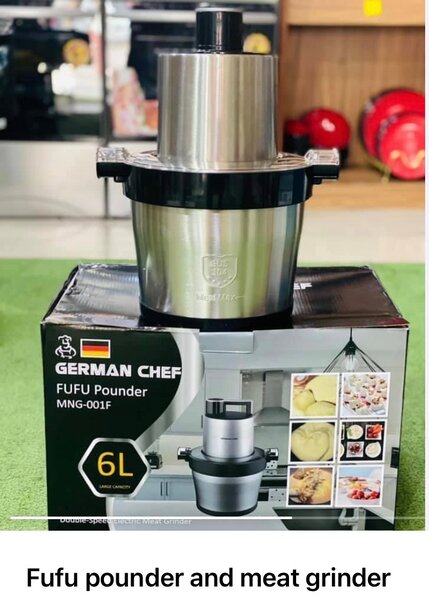 Fufu pounder and meat grinder
