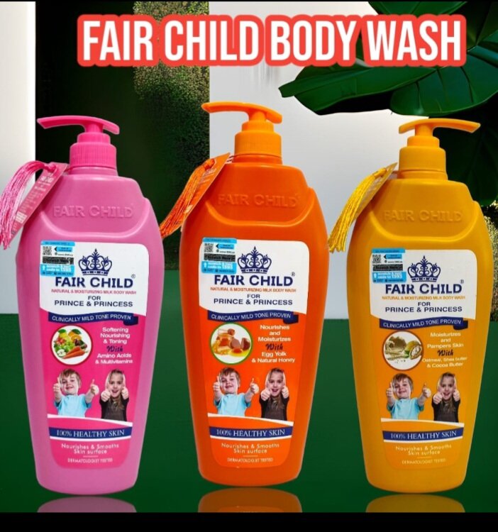 Kids lotions and shower gel