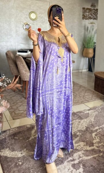 Robe Caftan Élégante Femme