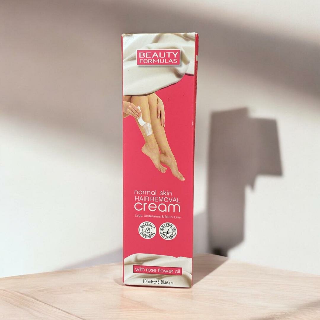 Beauty Formulas Hair Removal Cream With Rose Flower Oil