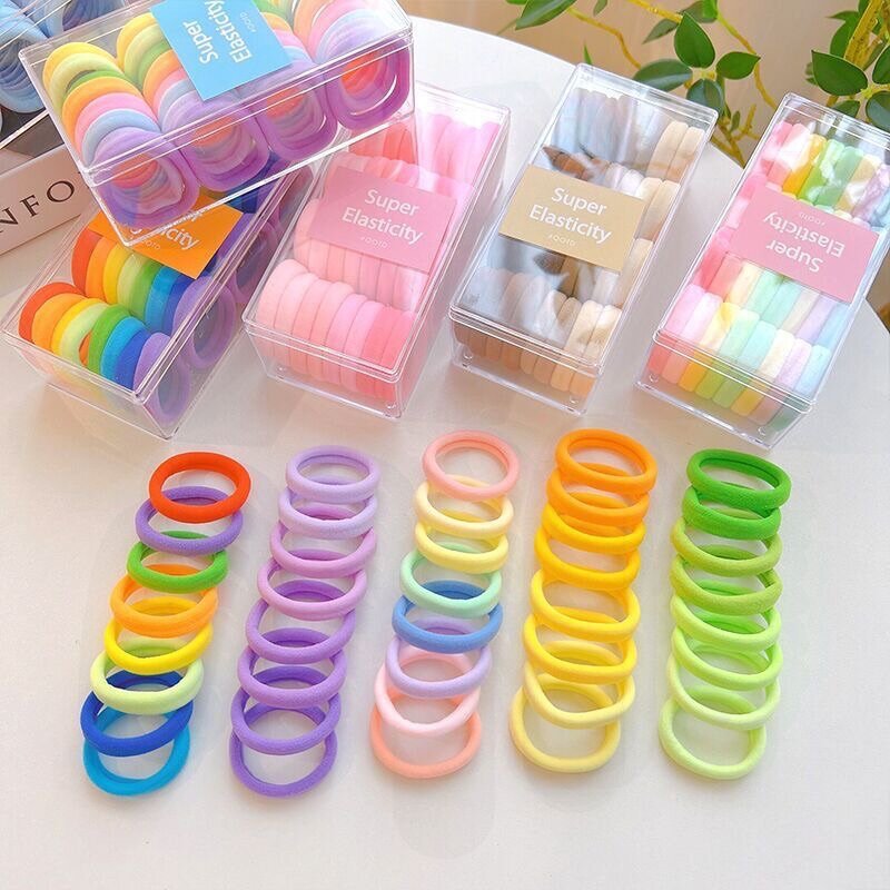 Élastiques à cheveux colorés