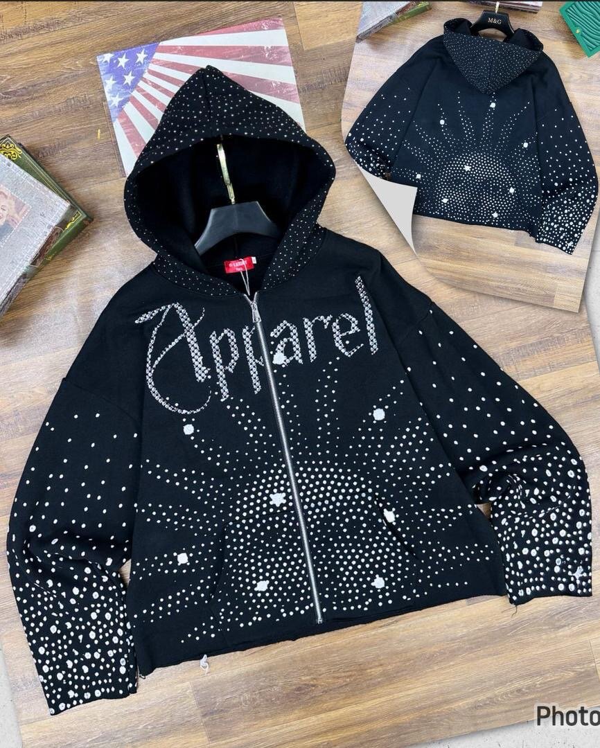 Veste à Capuche Strass mixte
