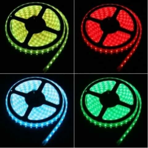 Bandes lumineuses LED colorées