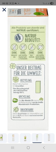 Huile de soin bébé Alverde