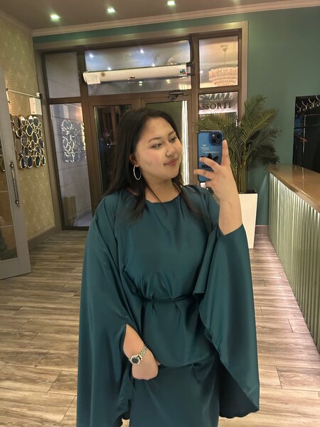 Платье пончо