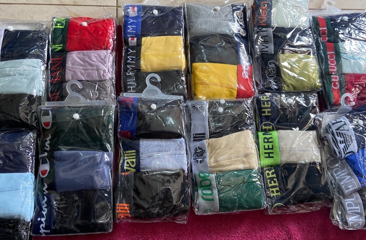 Boxers de marque en sachet