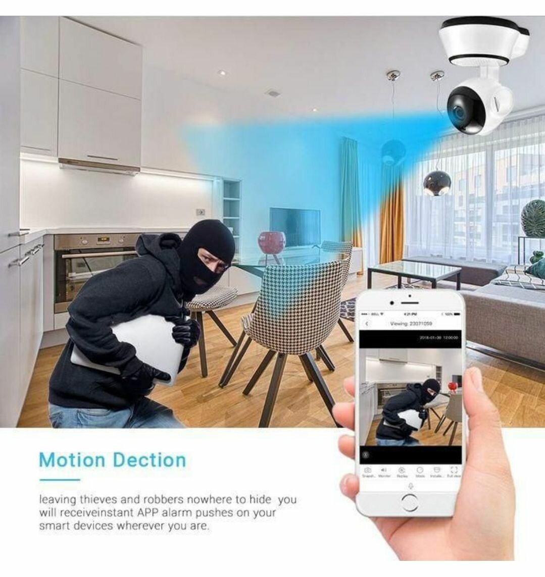 Caméra de Sécurité Intelligente HD