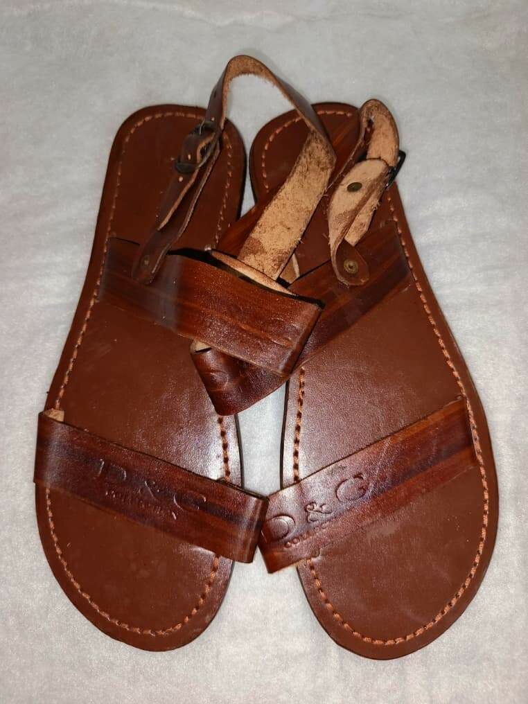 Sandales en cuir artisanal