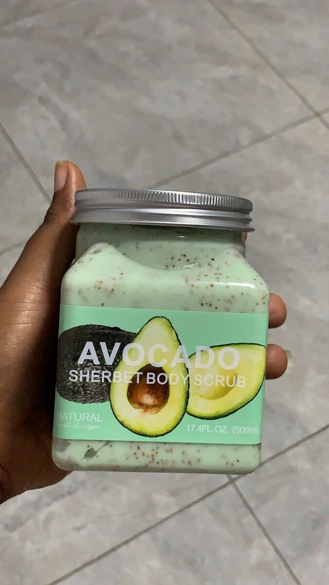 Sherbet body scrub
