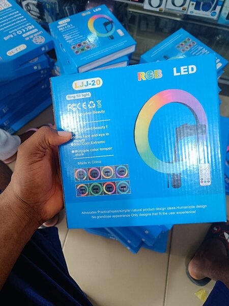 LED and RGB RING light