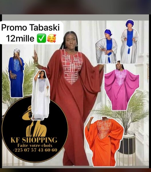 Boubou femme chez KF shopping 🛍️