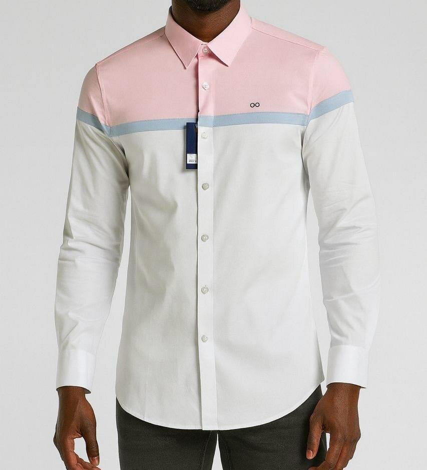 Chemise Bicolore Élégante Homme