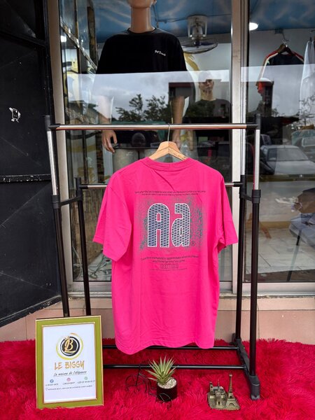 T-shirt rose unisexe