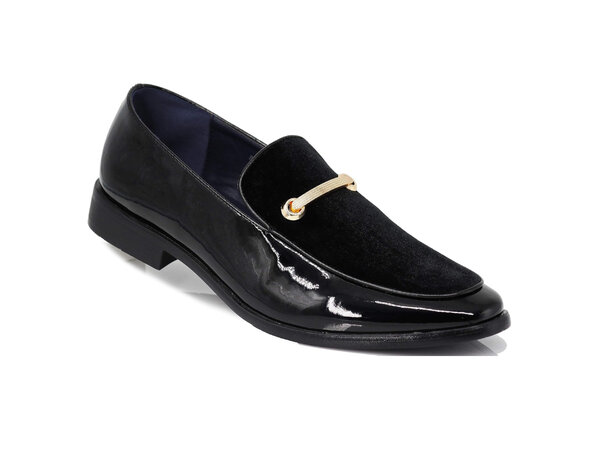 Mocassins élégants en cuir vernis