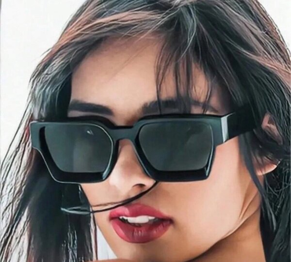 Lunettes de soleil rectangulaires élégantes