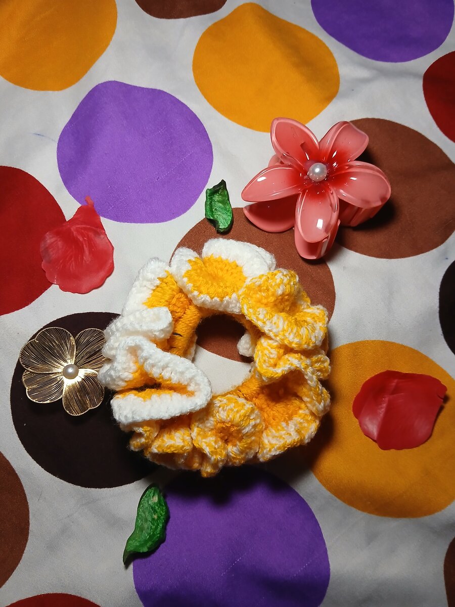 Elastiques à Cheveux en Crochet