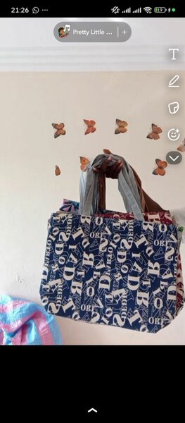 Sac cabas imprimé élégant