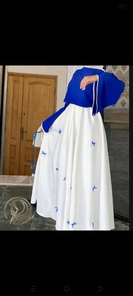 Élégante robe abaya longue
