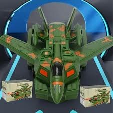Avion Jouet Militaire Vert