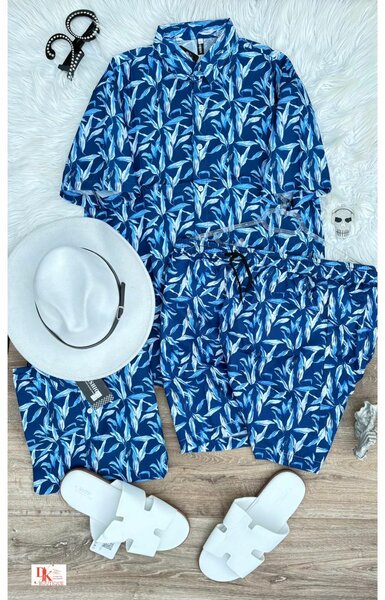 Chemise et short tropical assortis