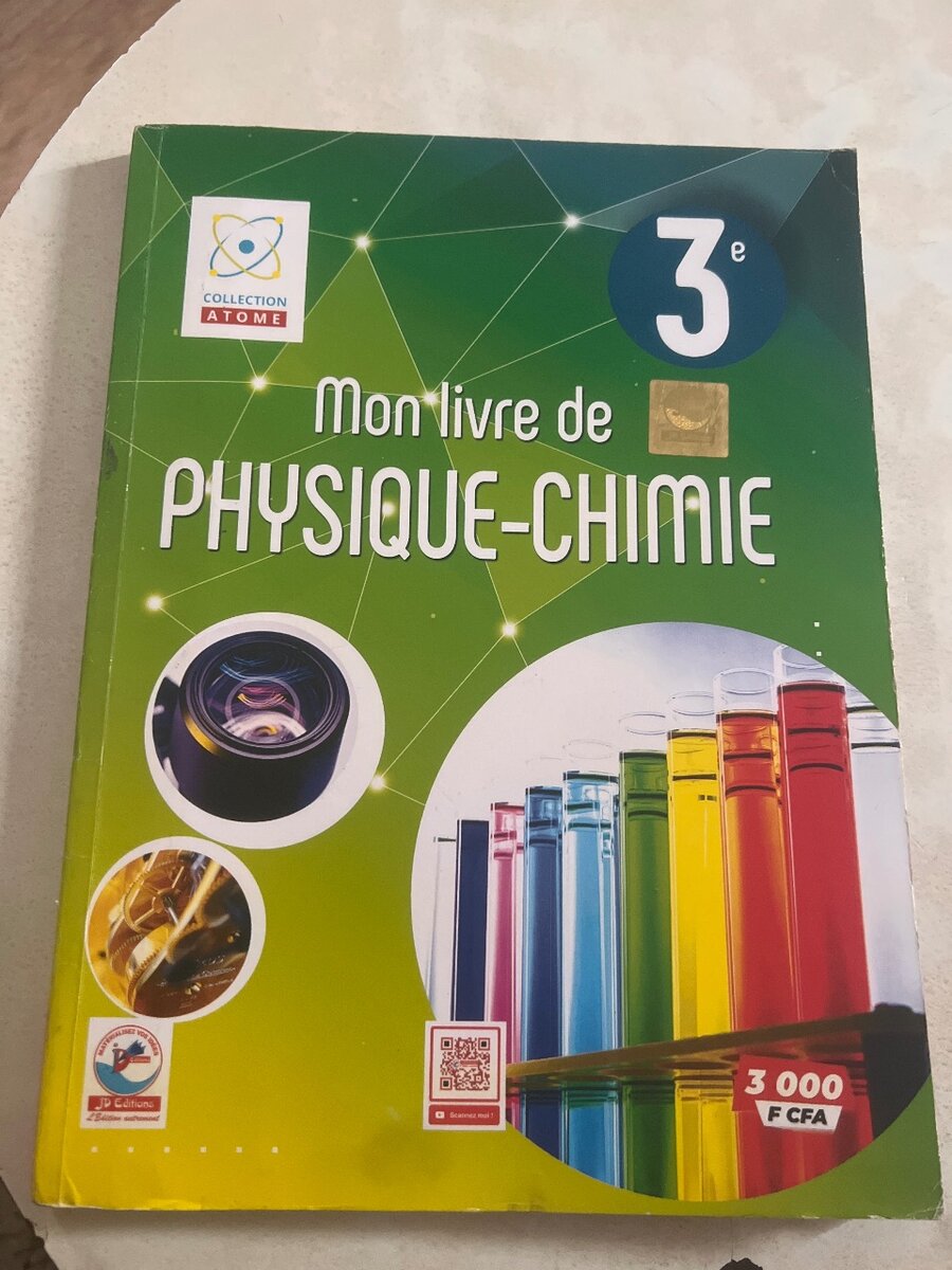 Livre Physique-Chimie 3e