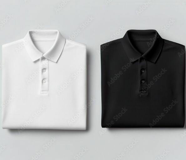 Polo classique noir ou blanc