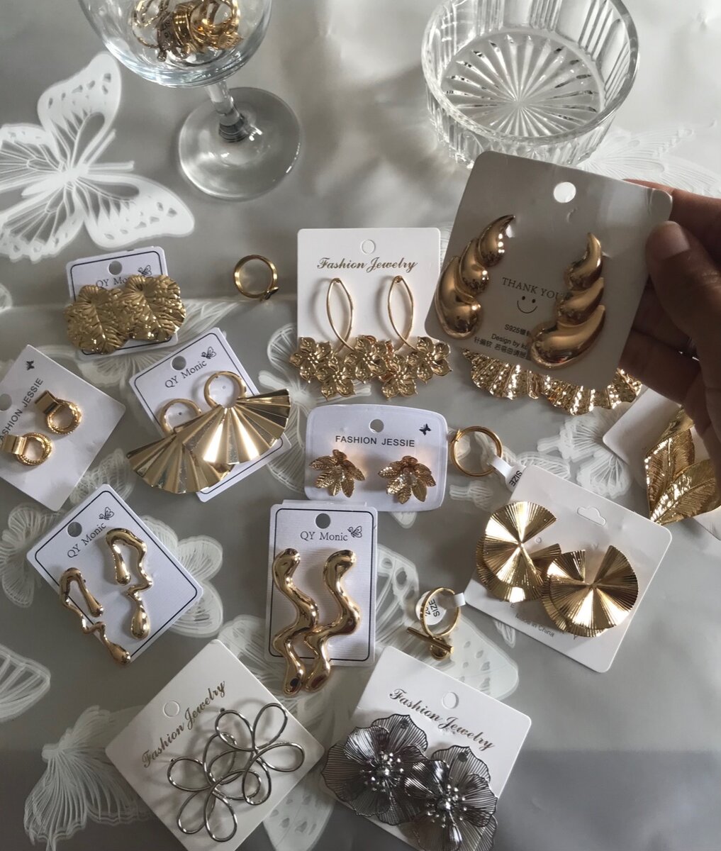 Boucles d'oreilles en or élégantes