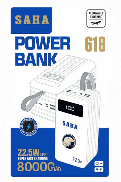 Power Bank 80,000mAh SAHA