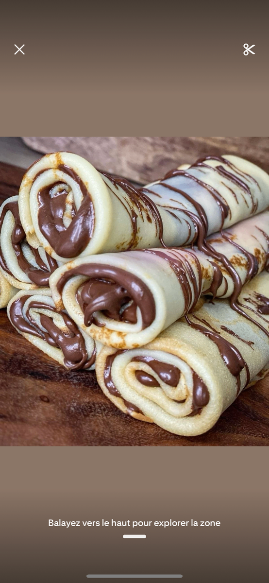 Crêpe au chocolat