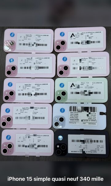 iPhone 15 quasi neuf