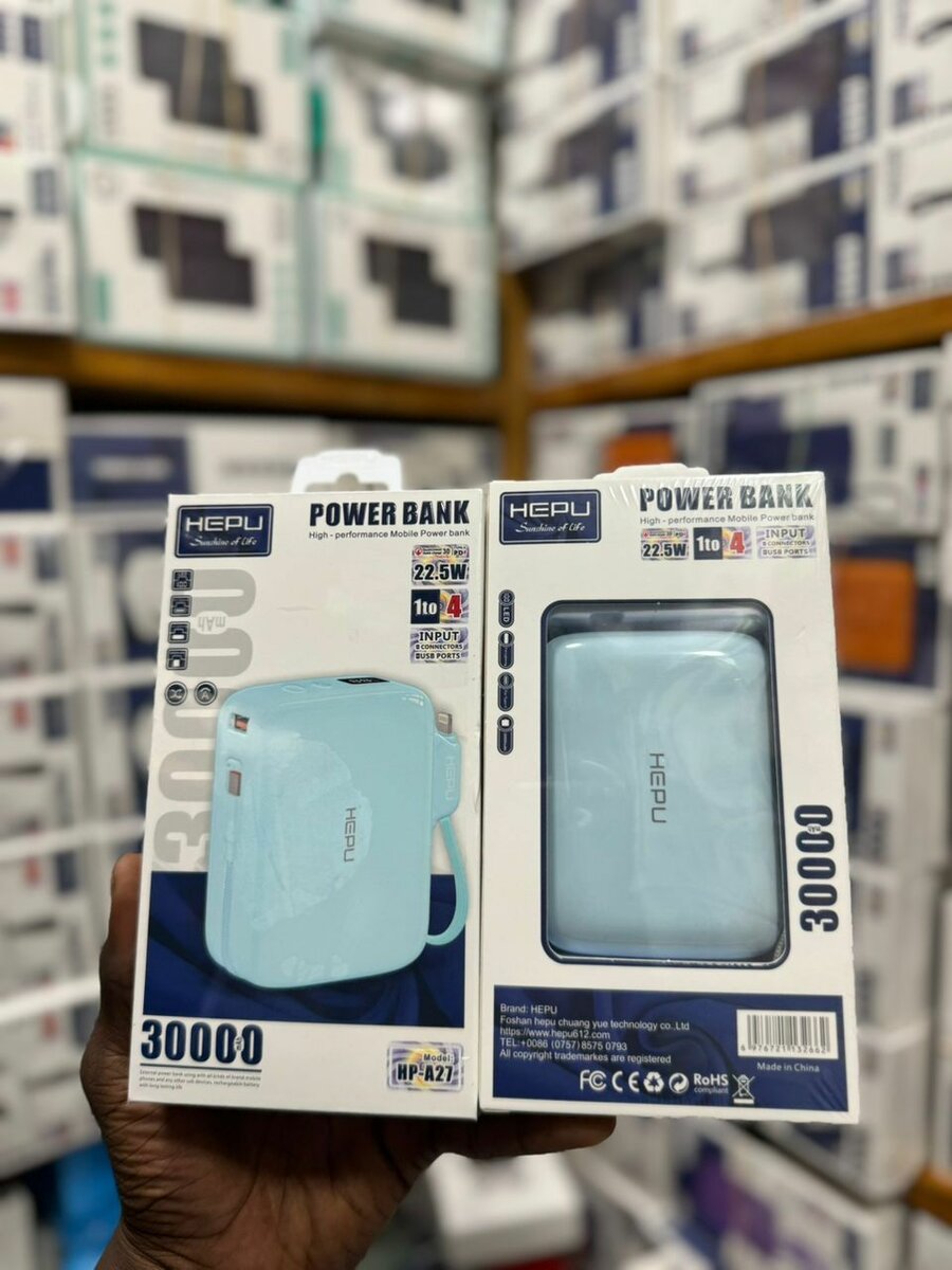 Power Bank Hepu 30000mAh