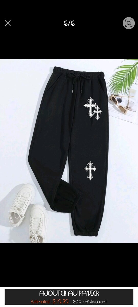 Jogging Motif de croix