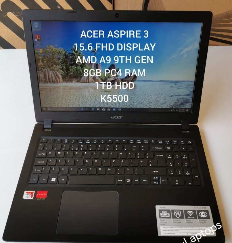 ACER ASPIRE 3  15.6 FHD DISPLAY 