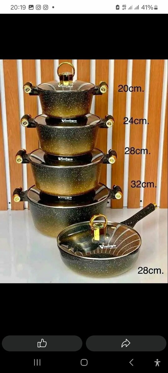 High grade granite cookware