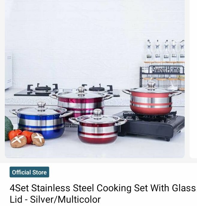 Stainless steel cookware
