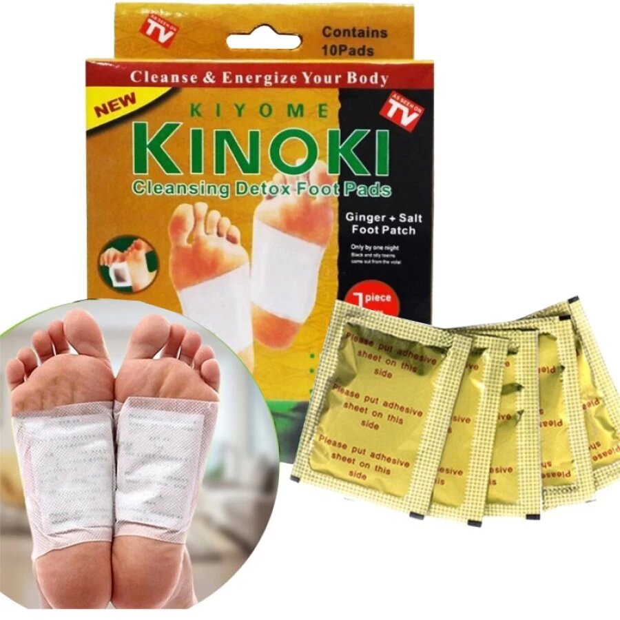 Kinoki foot detox and cleansing patches