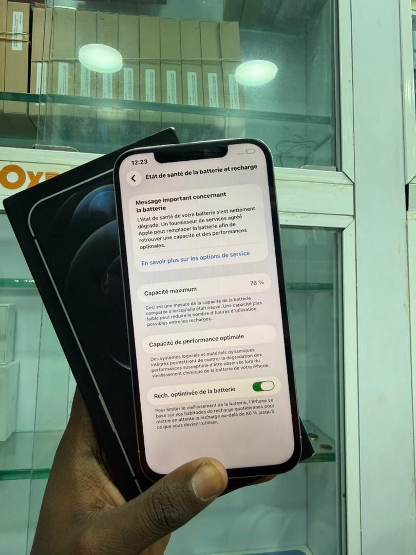 iPhone 12 Pro Max Blanc 256 Go