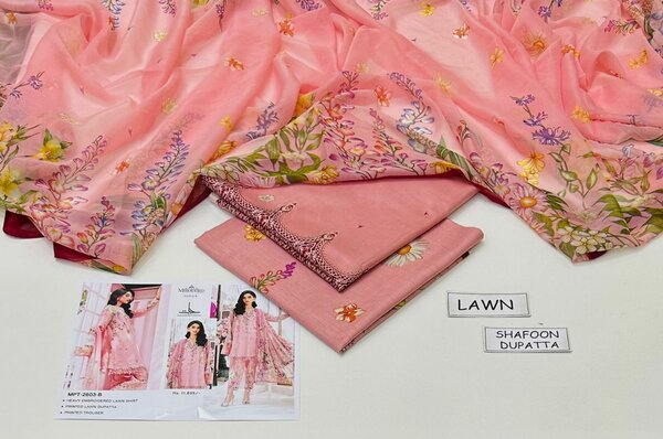 Printed Lown  suit