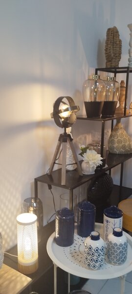 Lampe trépied rétro moderne