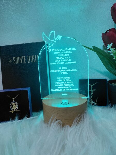 Veilleuse je vous salue Marie