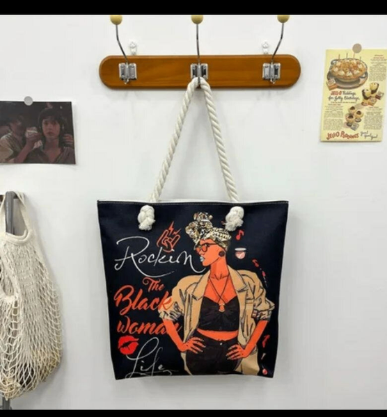 Sac fourre-tout artistique femme