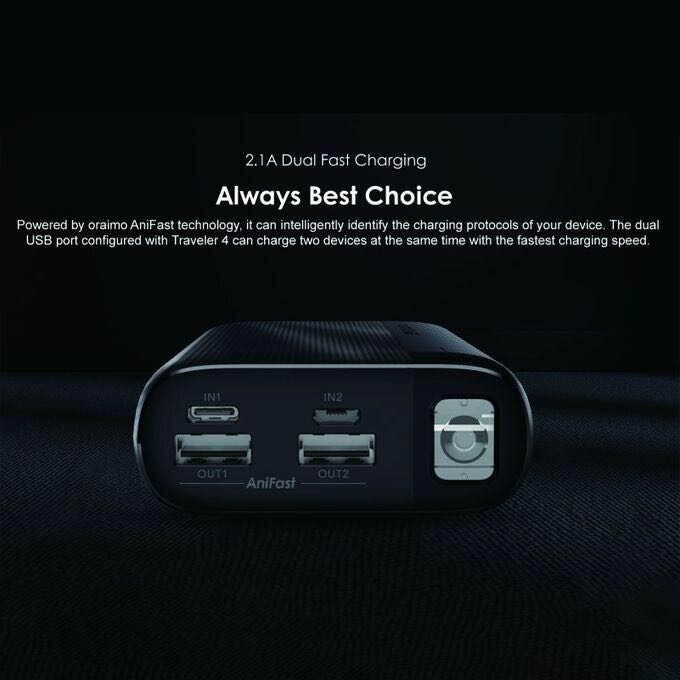 Powerbank Oraimo OPB-P204D - 20.000mAh - Original