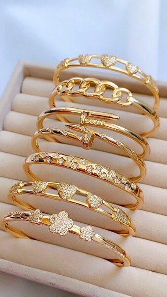 Bracelets en or chic