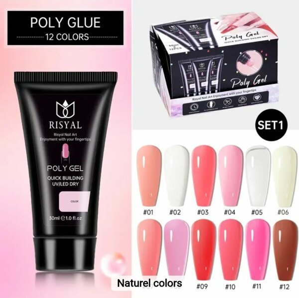 12pcs Polygel Nail Kit 30ml