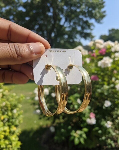 Créoles en or élégantes